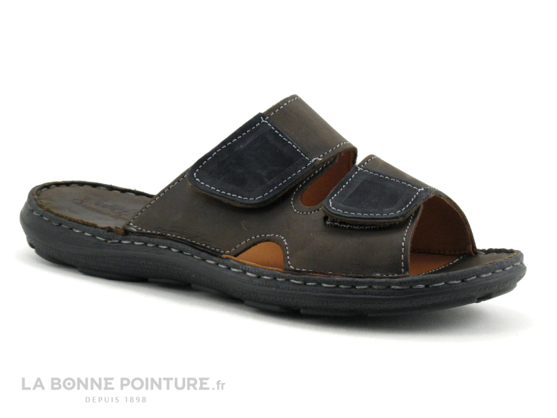 Achat chaussures Arima Homme Mule Sabot et Tong, vente Arima DAVIS Marron - Mule Homme 2 velcros