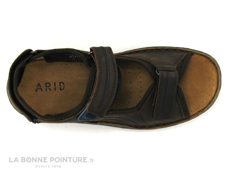 Achat chaussures Arima Homme Sandale et Nu-pieds, vente Arid DANY - Marron - Jean - Sandale Homme avec scratches