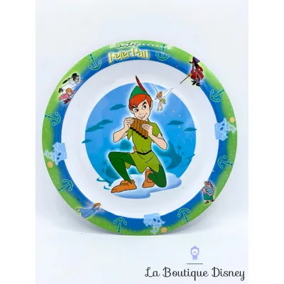 Assiette Peter Pan Disney Spel Home Presence plastique Crochet Wendy Jean Michel Mouche