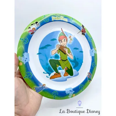 Assiette Peter Pan Disney Spel Home Presence plastique Crochet Wendy Jean Michel Mouche