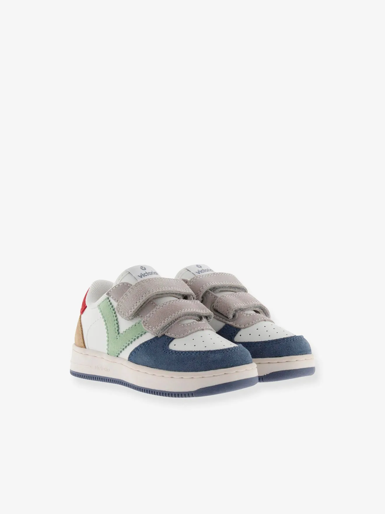 Baskets enfant Tiempo Tiras Serraje Multicolor 1124116 VICTORIA® bleu jean - Victoria