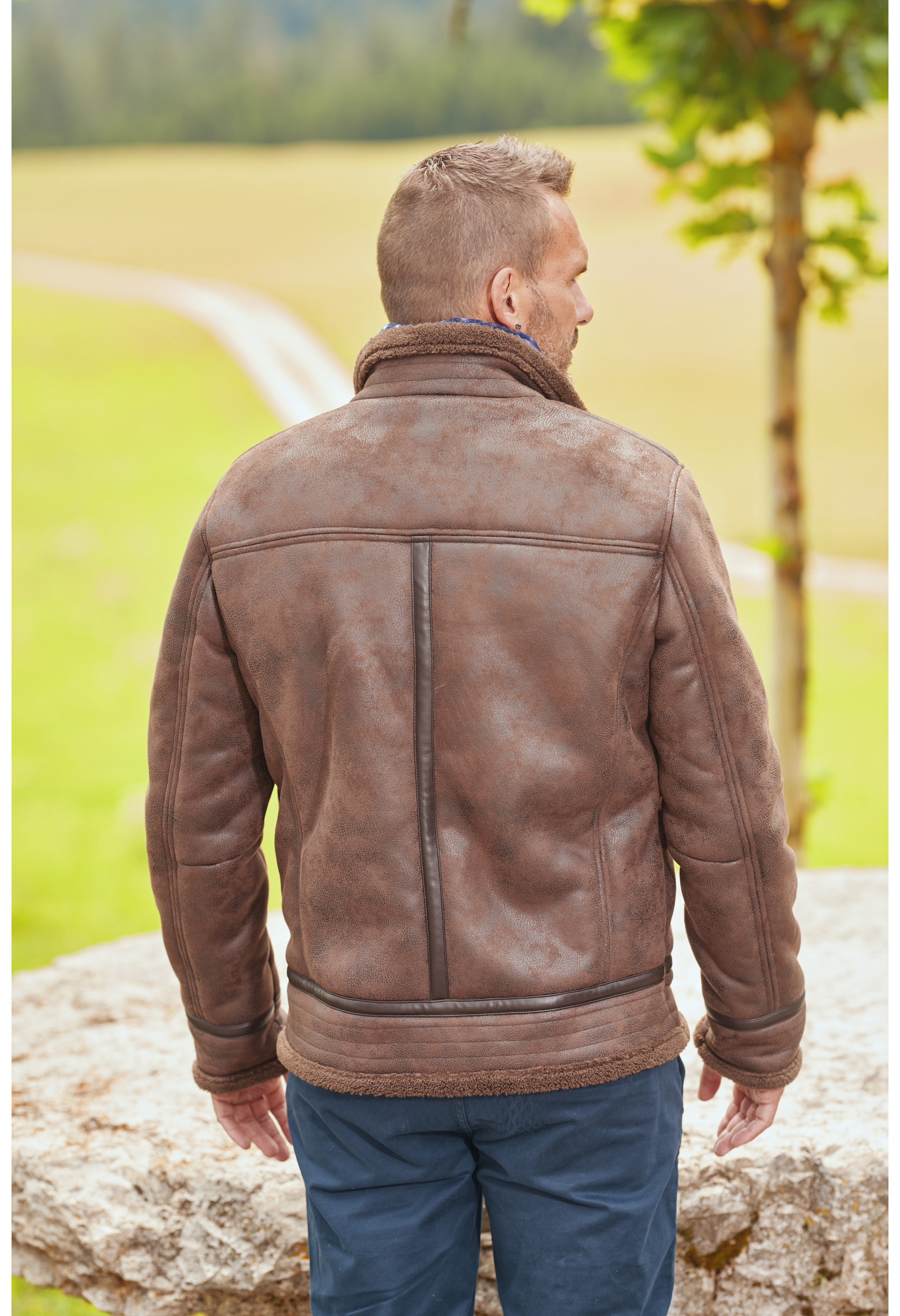 Blouson CARACAS marron Taille 48 Couleur Marron