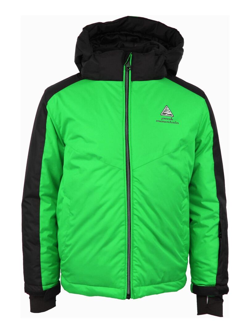 Blouson de ski garçon EGEE - PEAK MOUNTAIN - Vert