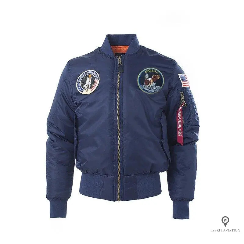 Blouson Pilote Homme<br/> Bleu Marine