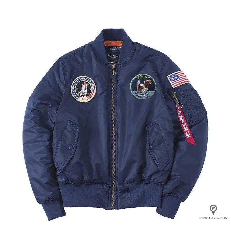 Blouson Pilote Homme<br/> Bleu Marine