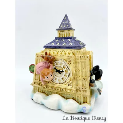 Boite résine Peter Pan Disney vintage Big Ben Wendy Jean Michel