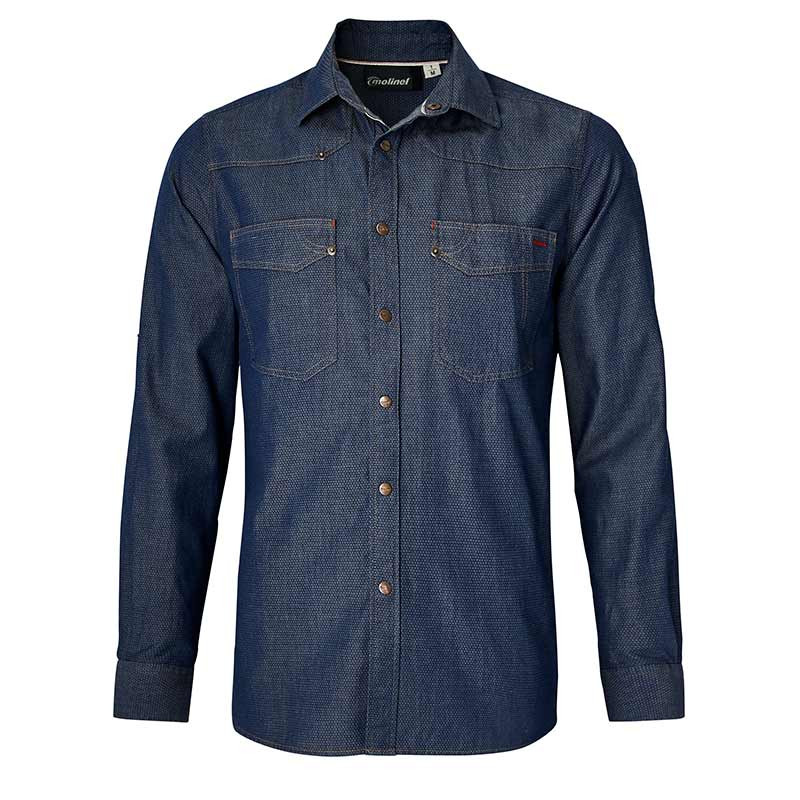 Chemise pour barman ou serveur DENIM AUTHENTIQUE MOLINEL - VPA