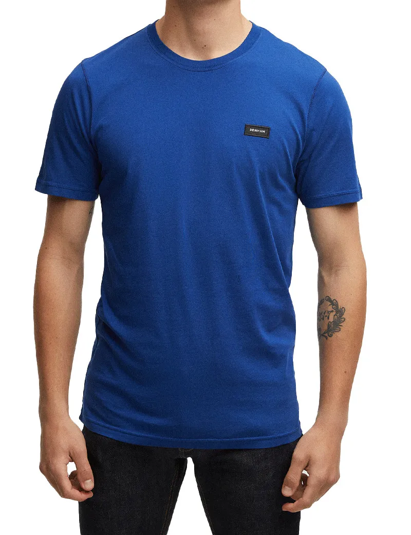 Denham - T-Shirt Manches Courtes Logo Cœur Bleu Marine