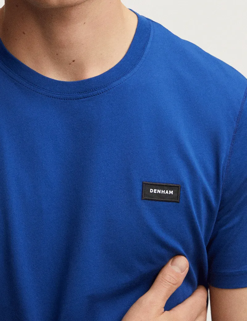 Denham - T-Shirt Manches Courtes Logo Cœur Bleu Marine