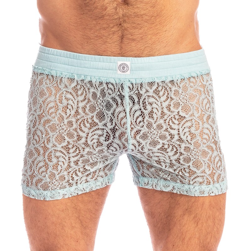 Fleur d'Ether Ciel - Short Lounge - L'Homme Invisible : vente short...