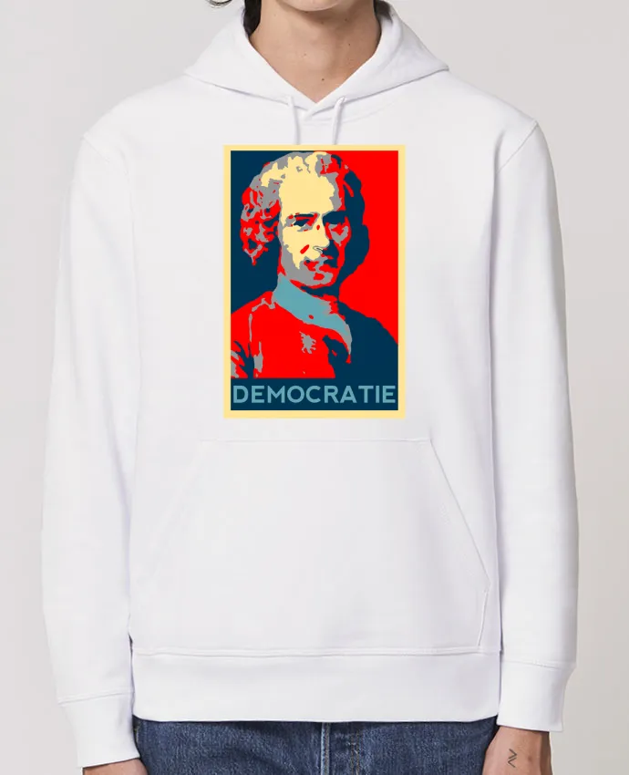 Hoodie Jean-Jacques Rousseau - Démocratie Par Hémipléjik