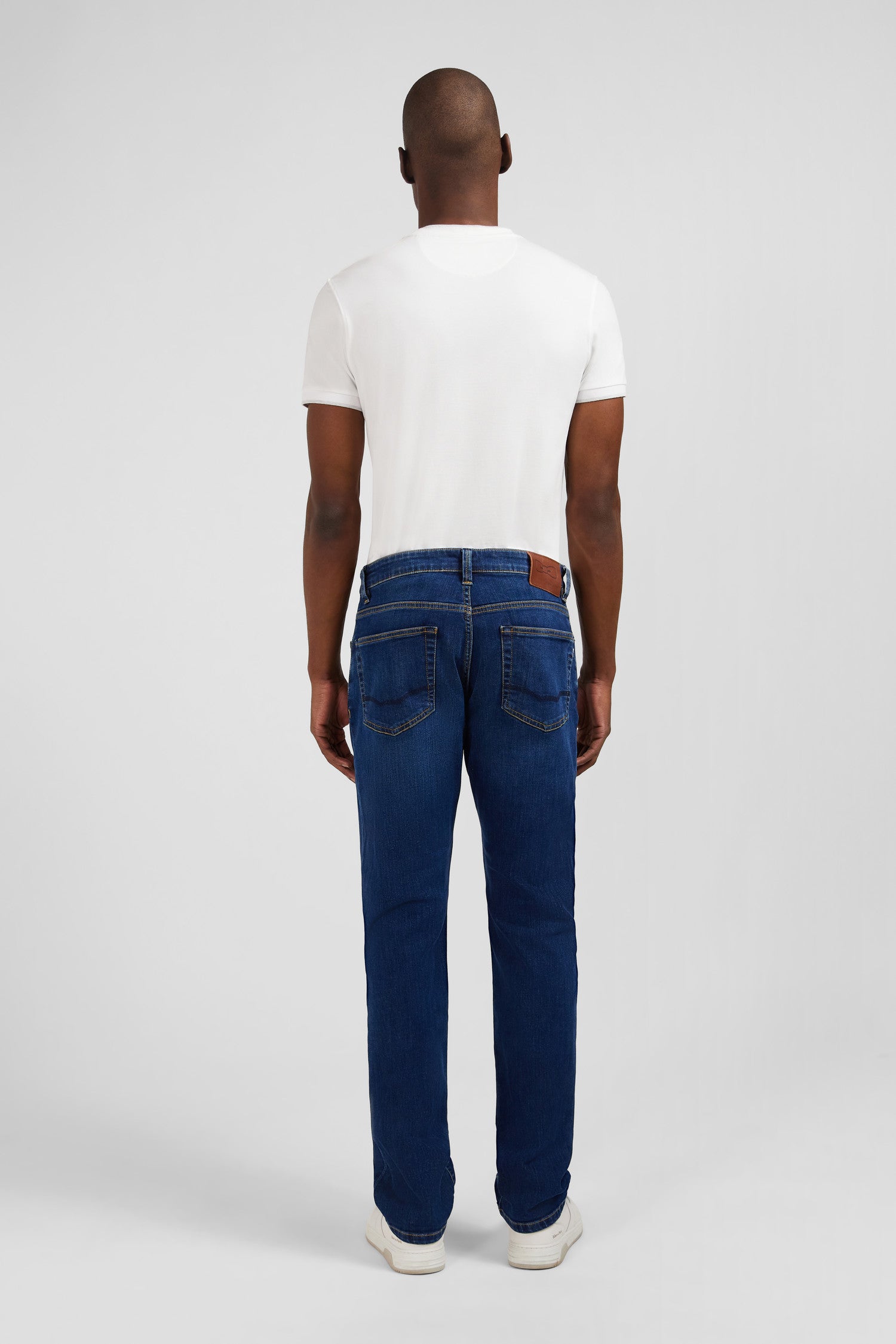 Jean brut en coton denim stretch coupe Regular