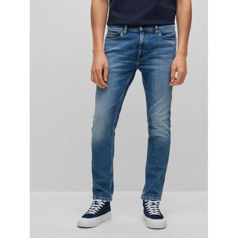 Jean slim ajusté 700/11 basic bleu homme - Le Temps Des Cerises | wimod