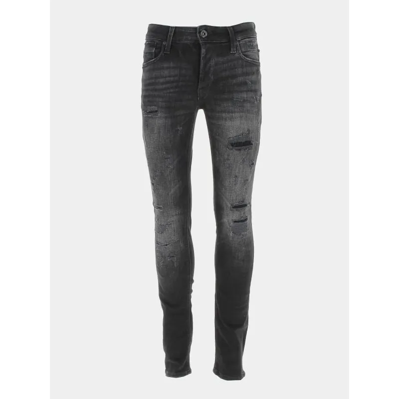 Jean slim ajusté 700/11 basic bleu homme - Le Temps Des Cerises | wimod