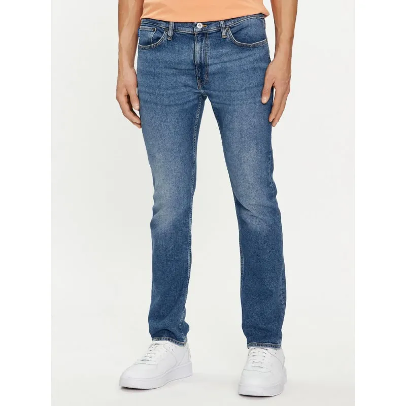 Jean slim ajusté 700/11 basic bleu homme - Le Temps Des Cerises | wimod