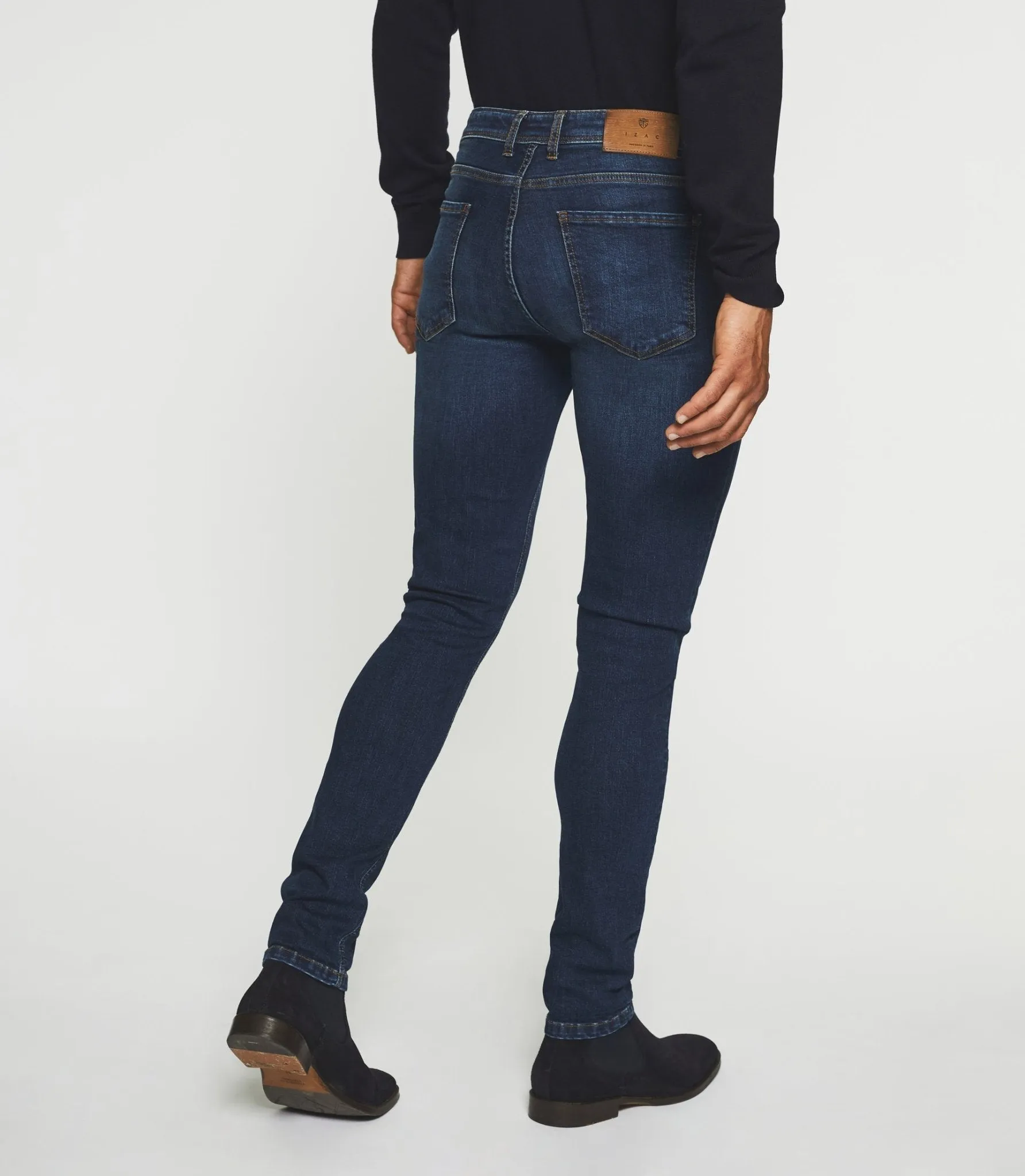 Jean super slim denim bleu foncé EFFET