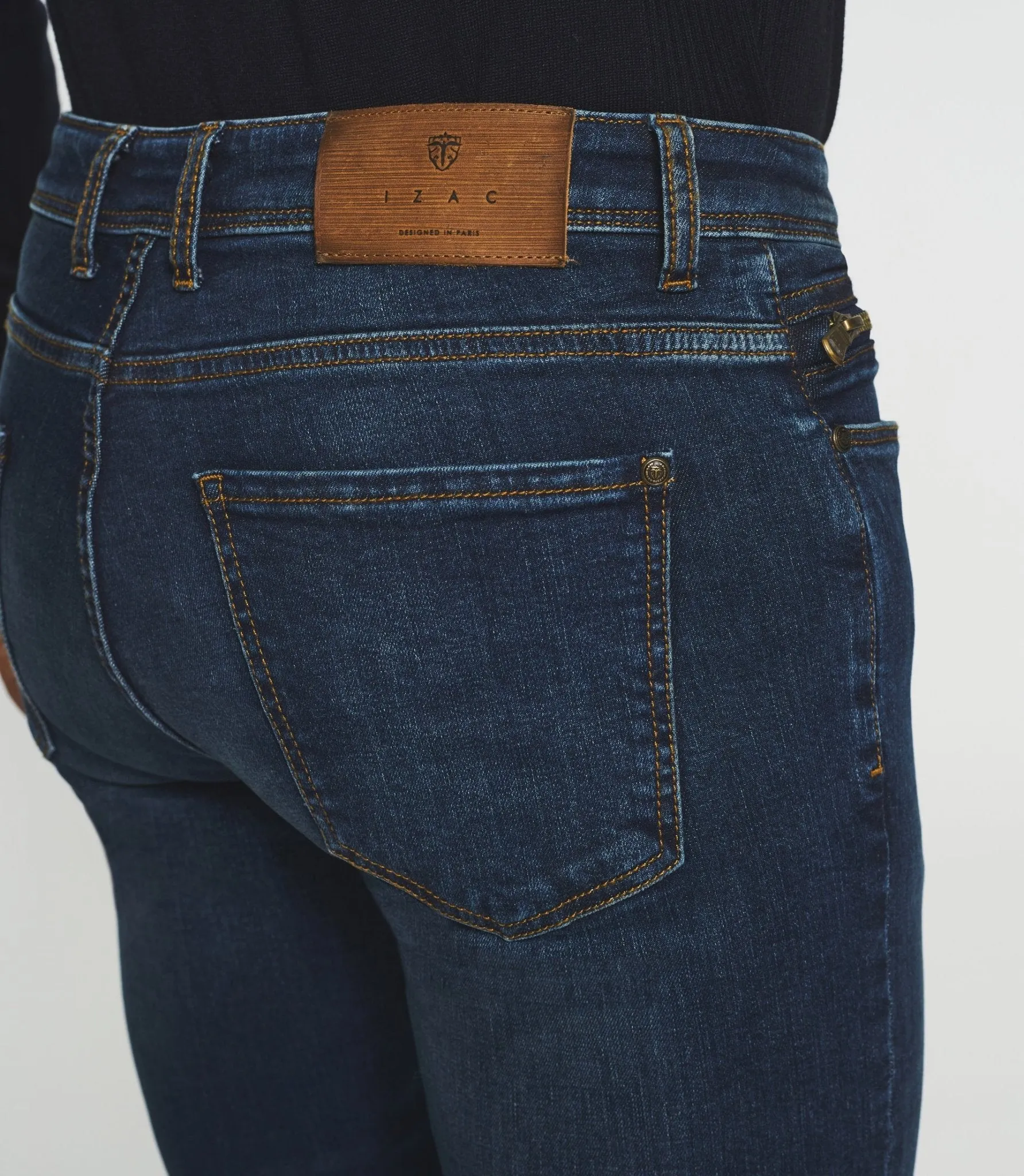 Jean super slim denim bleu foncé EFFET