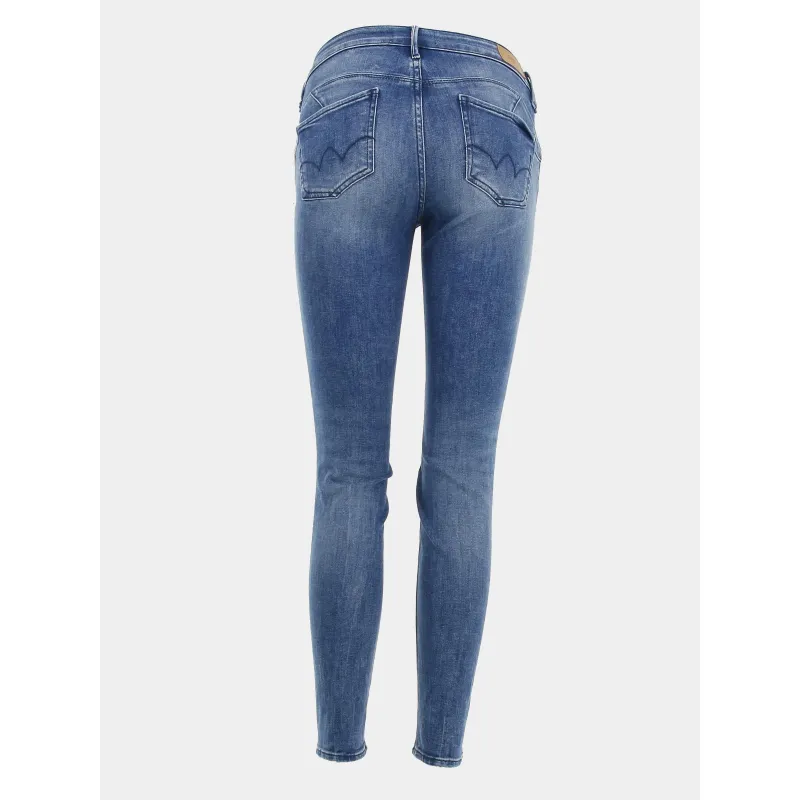 Jean taille mi-haute slim bleu femme - Le Temps Des Cerises | wimod