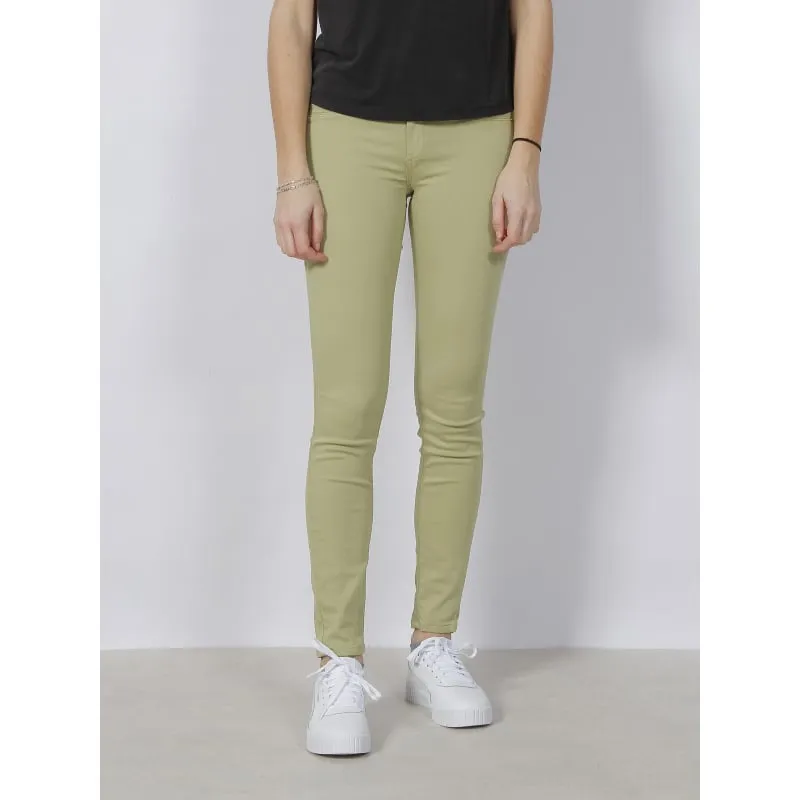 Jean taille mi-haute slim bleu femme - Le Temps Des Cerises | wimod