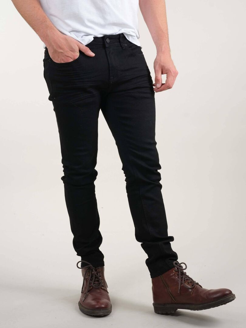 Jean taille standard pour homme 'Deeluxe' - Noir