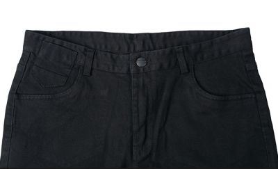 Jean troué homme distressed à coupe droite pour homme avec trous genoux