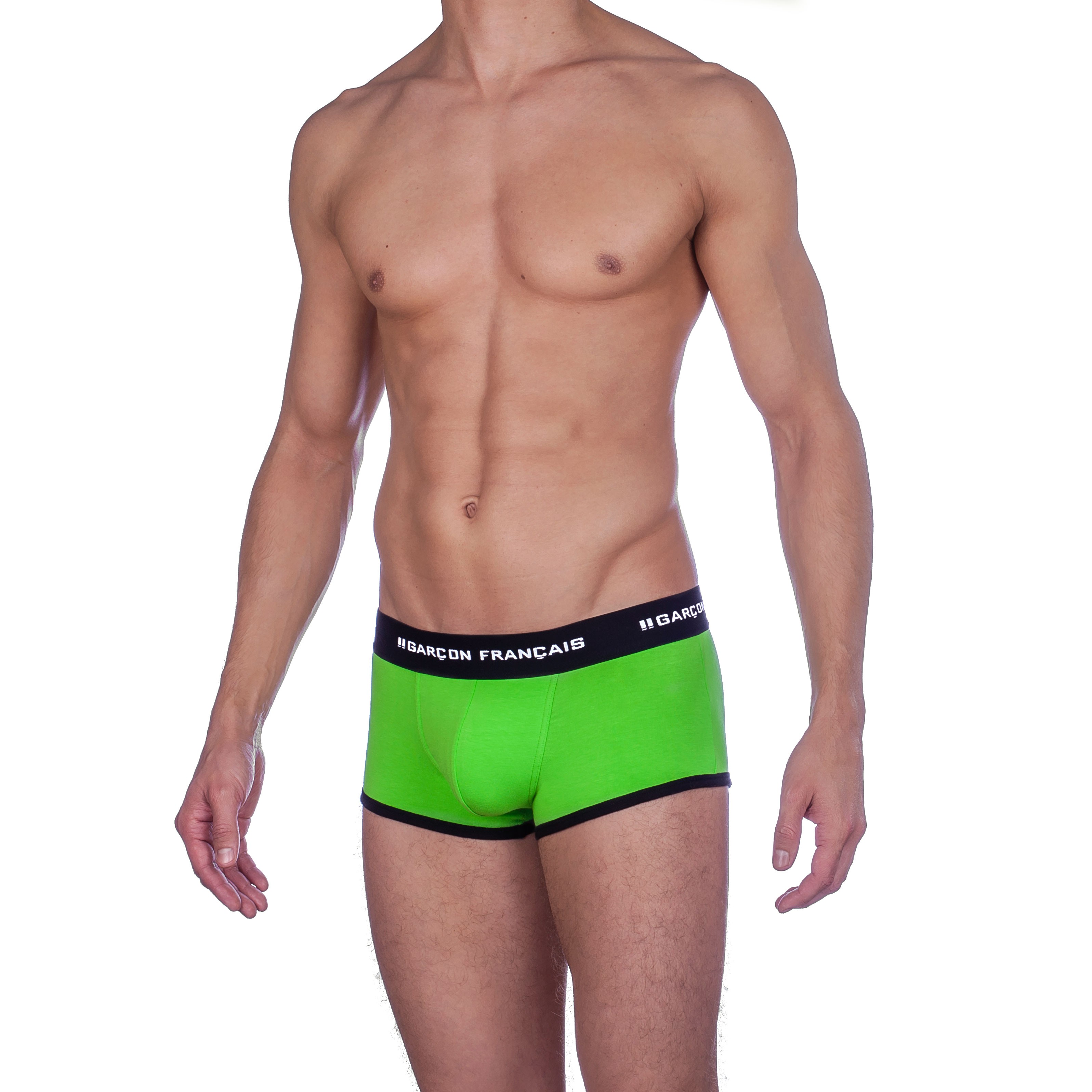 Le Boxer vert - Garçon Français : vente shorty boxers homme Garçon ...