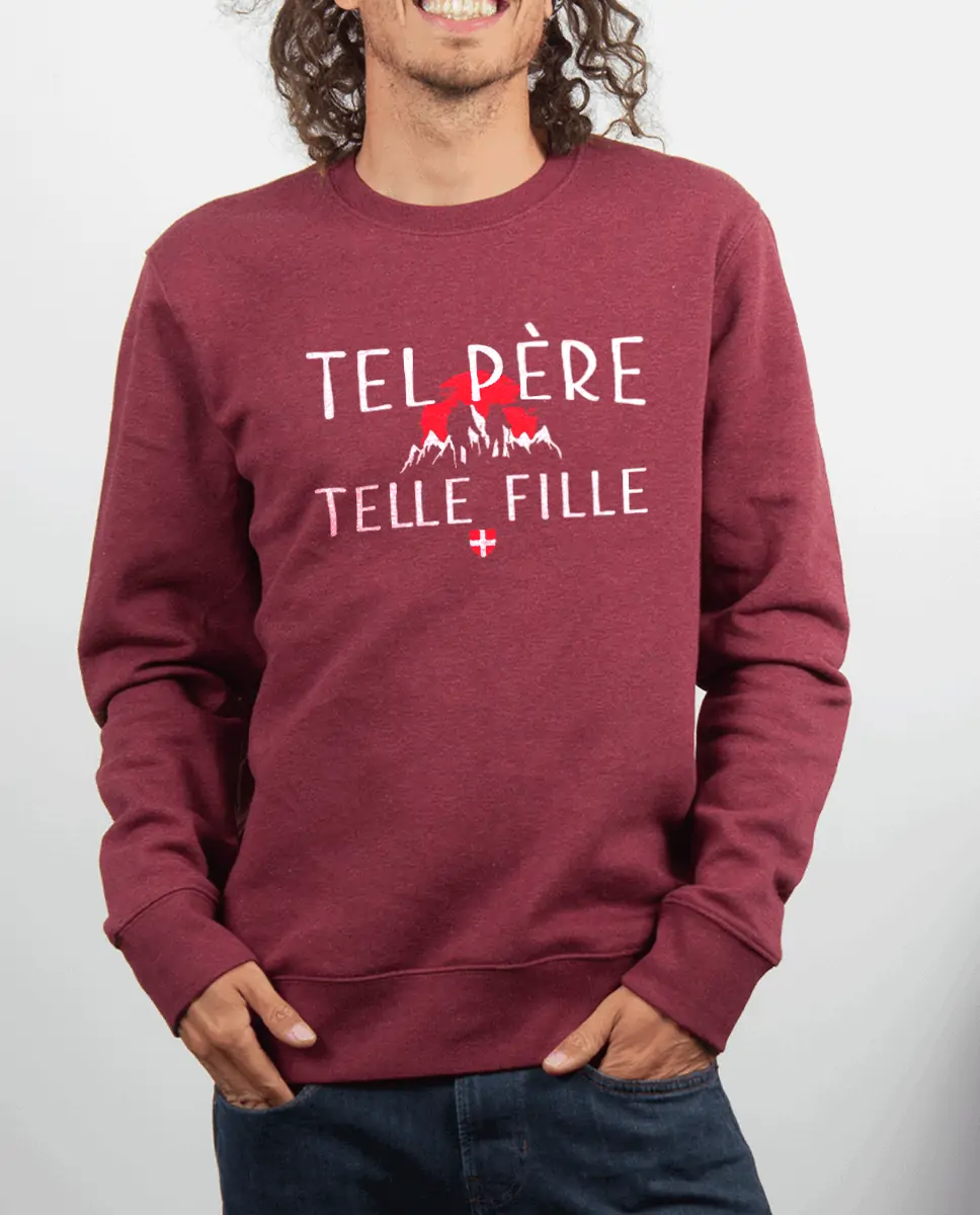 Les Savoyards - PULL HOMME : TEL PERE TELLE FILLE