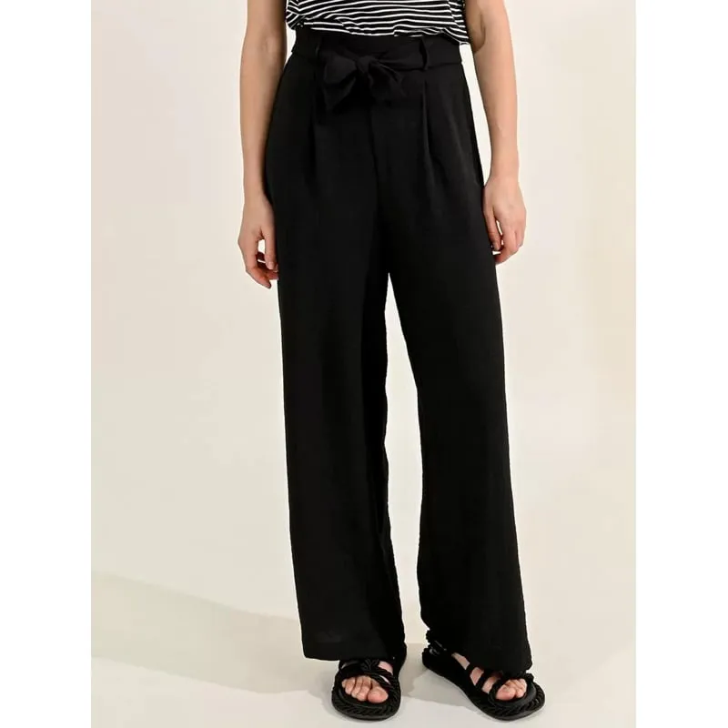 Pantalon slim enduit nico noir femme - Tiffosi | wimod