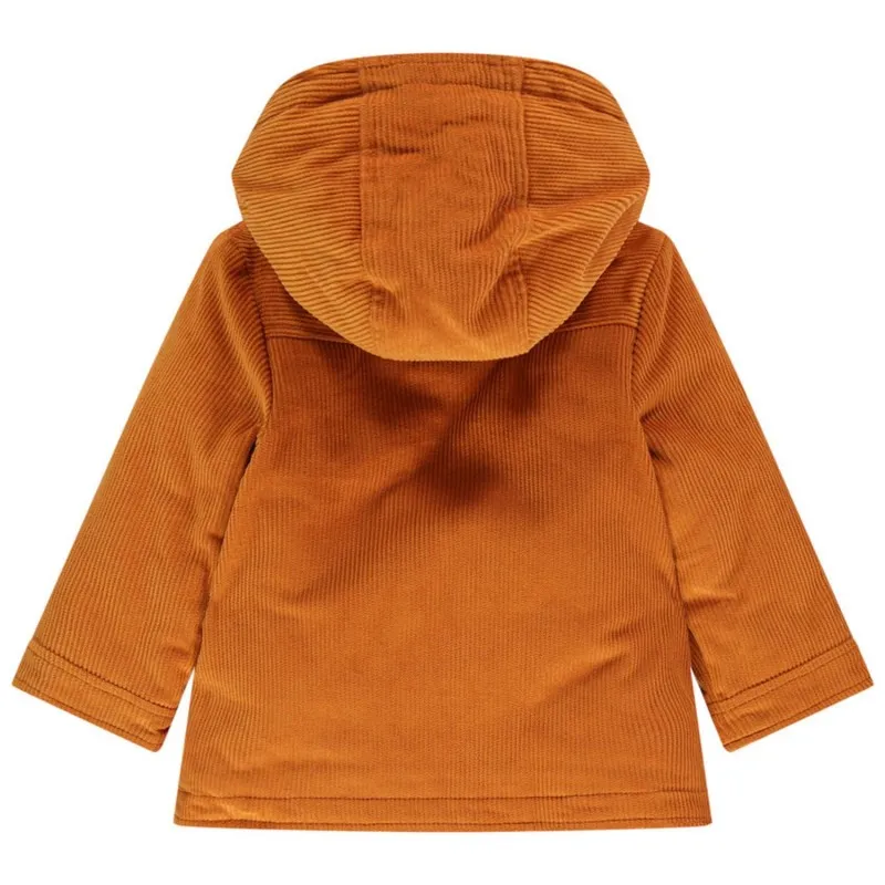 Parka en velours à poches doublée sherpa bébé garçon