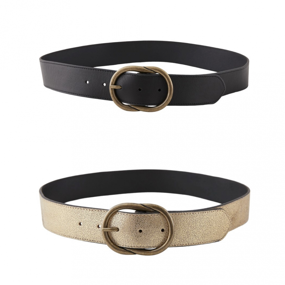 PIECES CEINTURE LAURA PCLAURA 17125486 NOIR OU GOLD