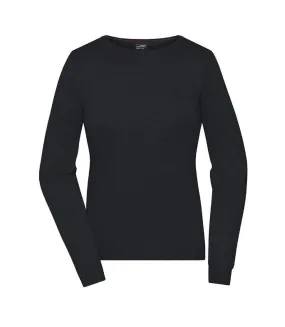 Pull classique col rond - Femme - JN1313 - noir