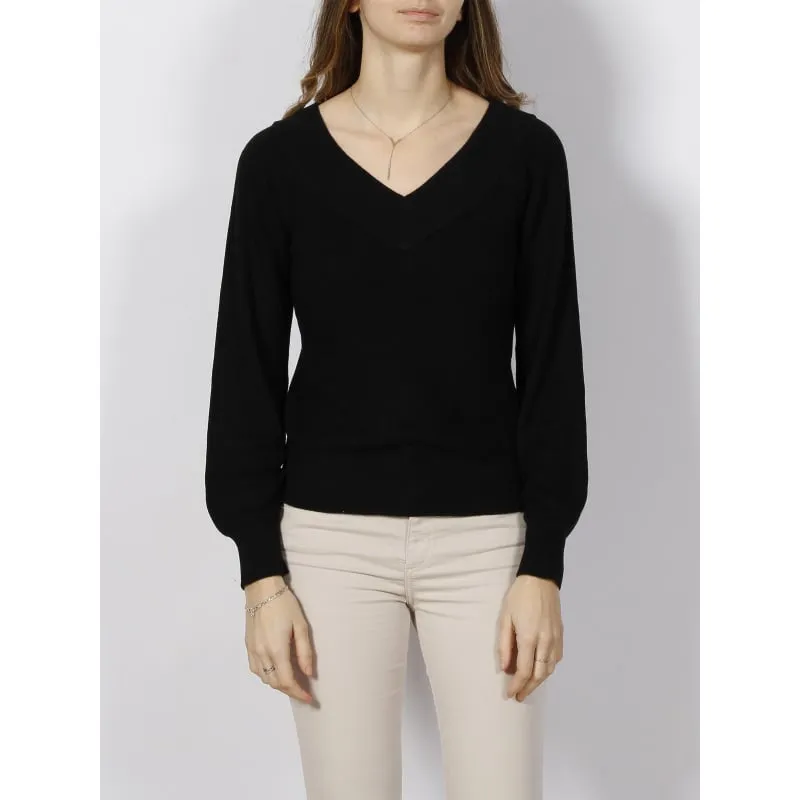 Pull col montant gabriel bleu clair femme - Only | wimod