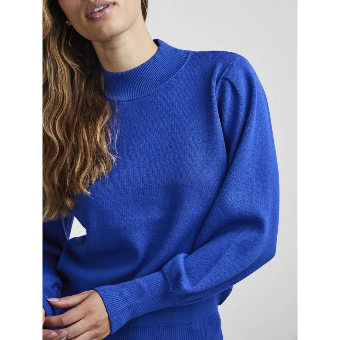 Pull en maille bleu Tara | 3 Suisses