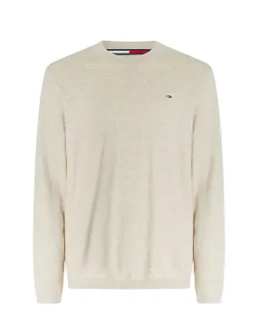 Pull en maille Tommy Jeans ref 52896 Beige