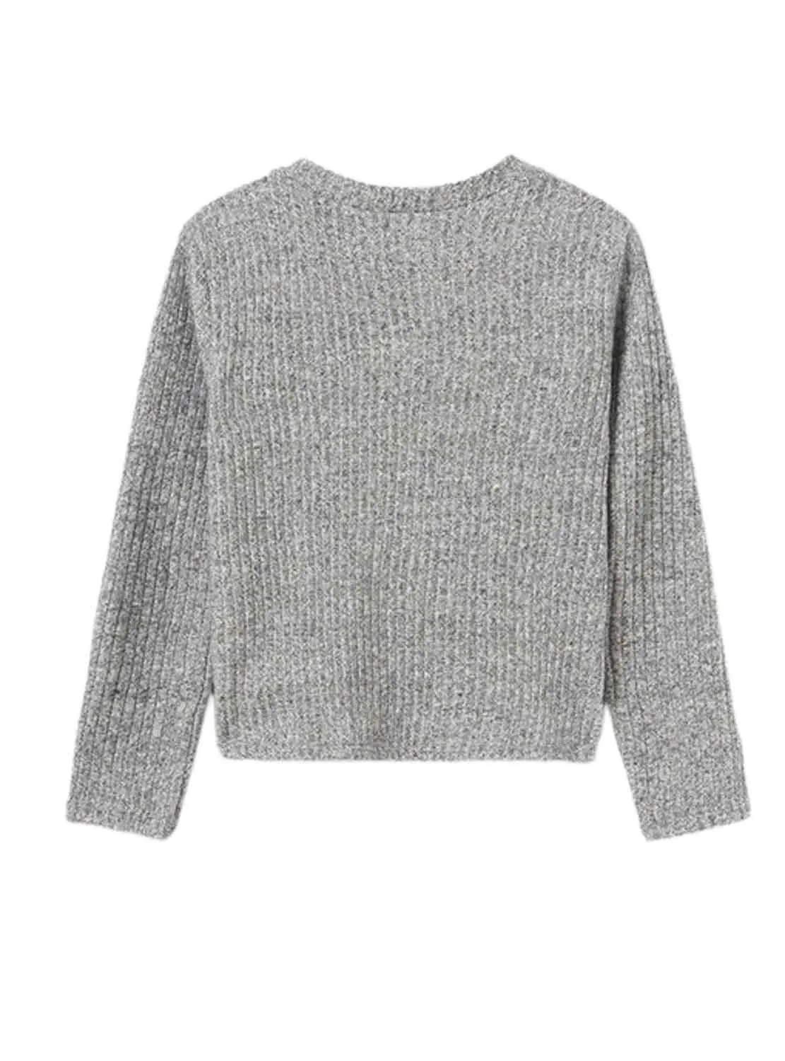 Pull Mayoral Canal Cut Out Gris pour Fille