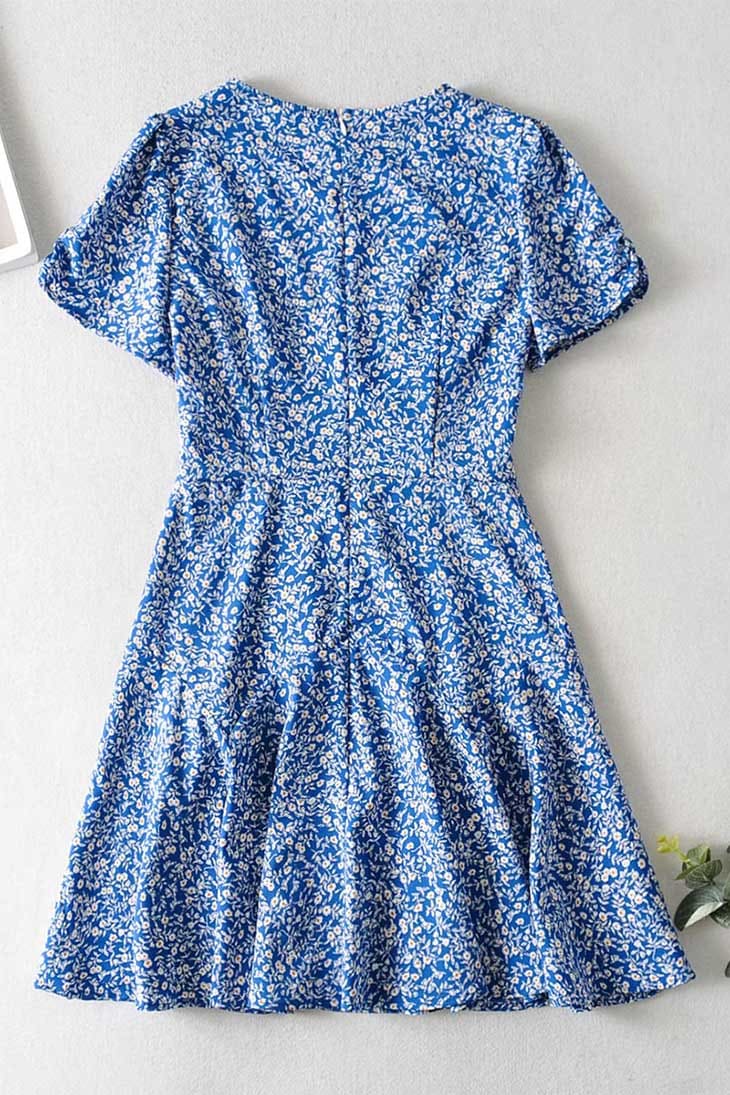 Robe Bohème Bleue Sexy - Ninon