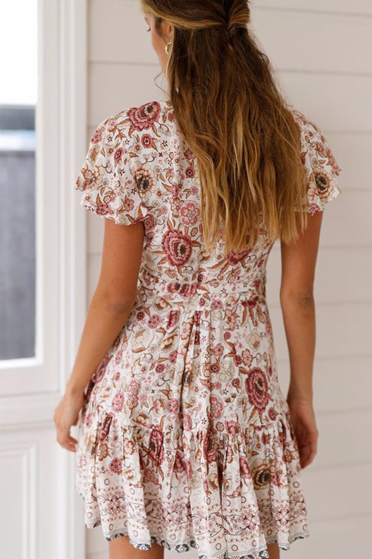 Robe Bohème Champêtre Chic - Lucille