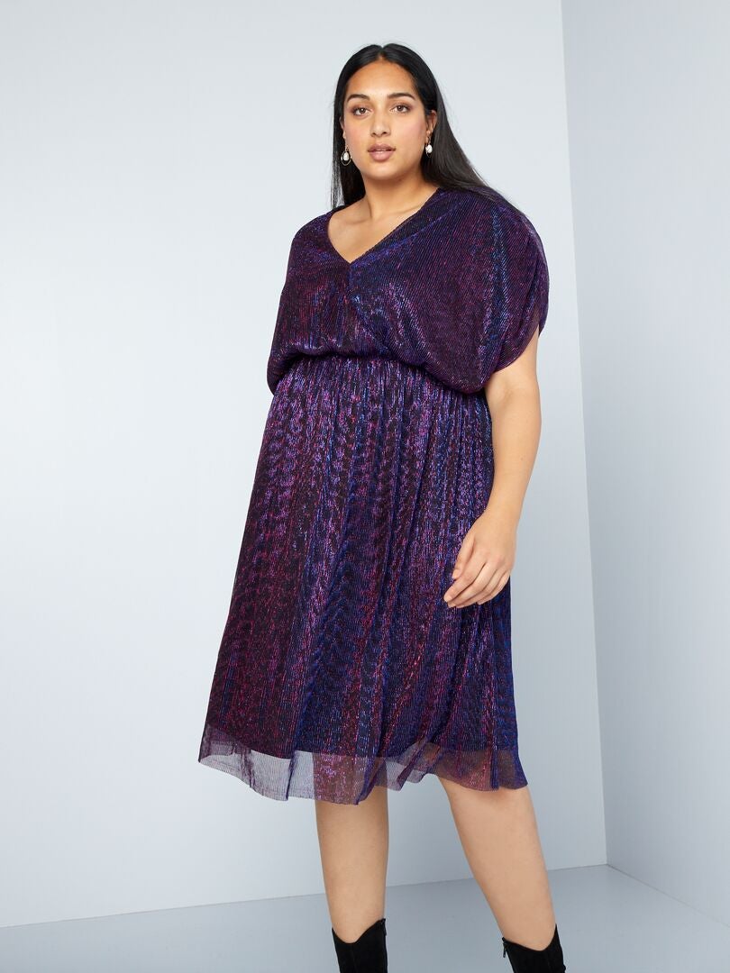 Robe courte de fêtes - Violet