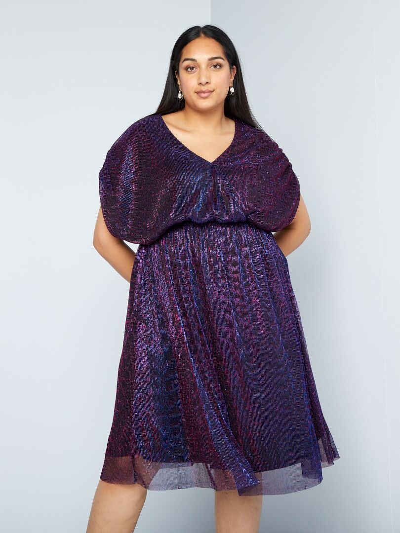 Robe courte de fêtes - Violet