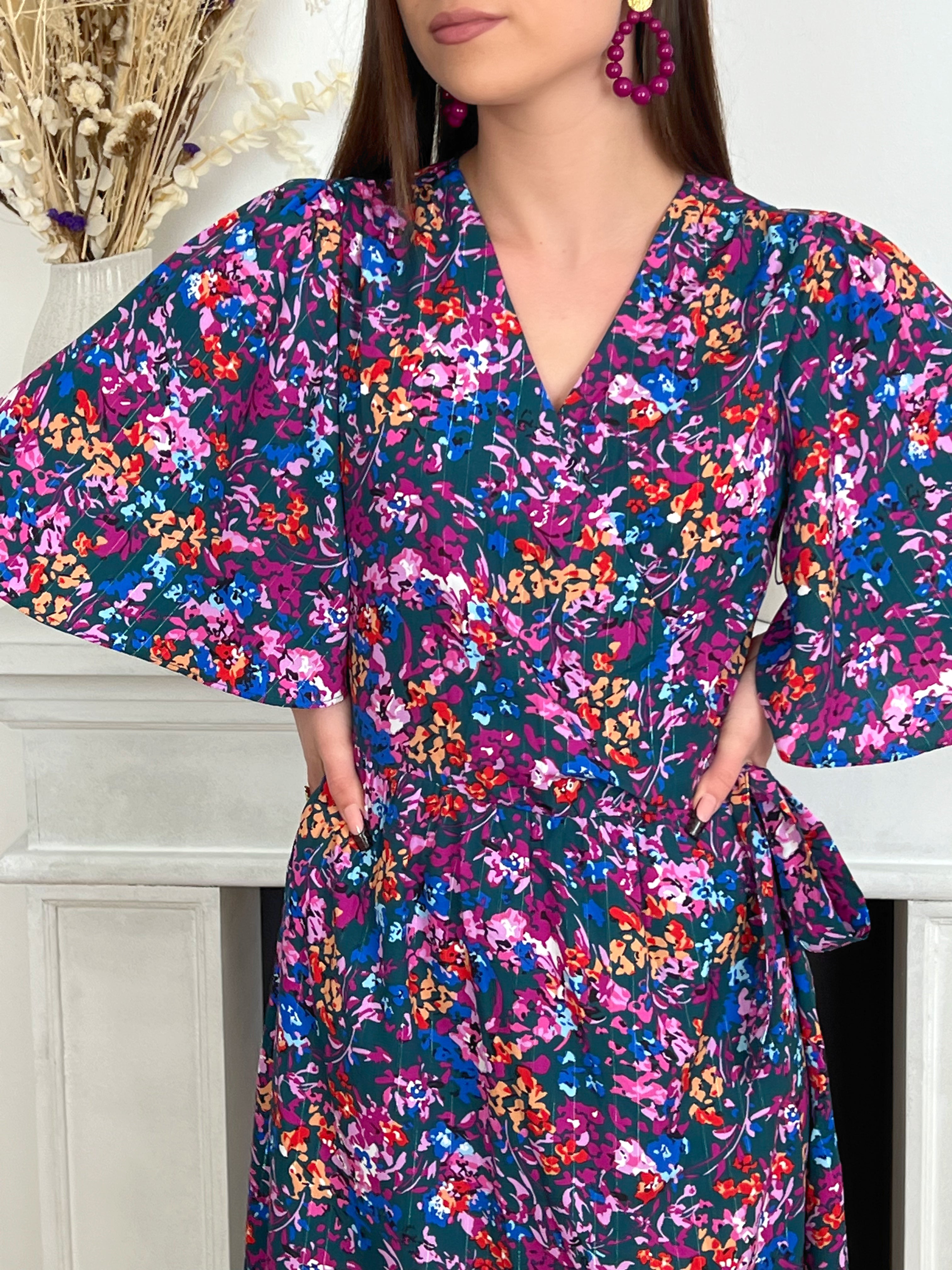 Robe courte fleurie : Kelly