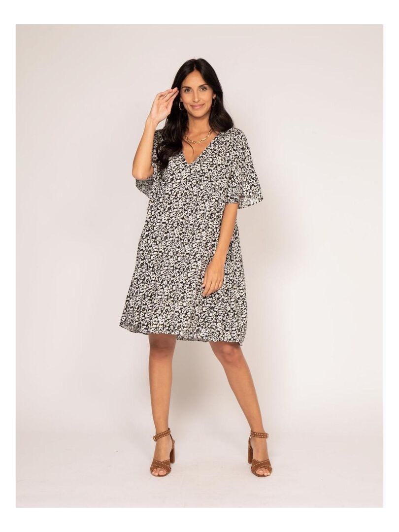 Robe courte motifs IMATCH - Noir