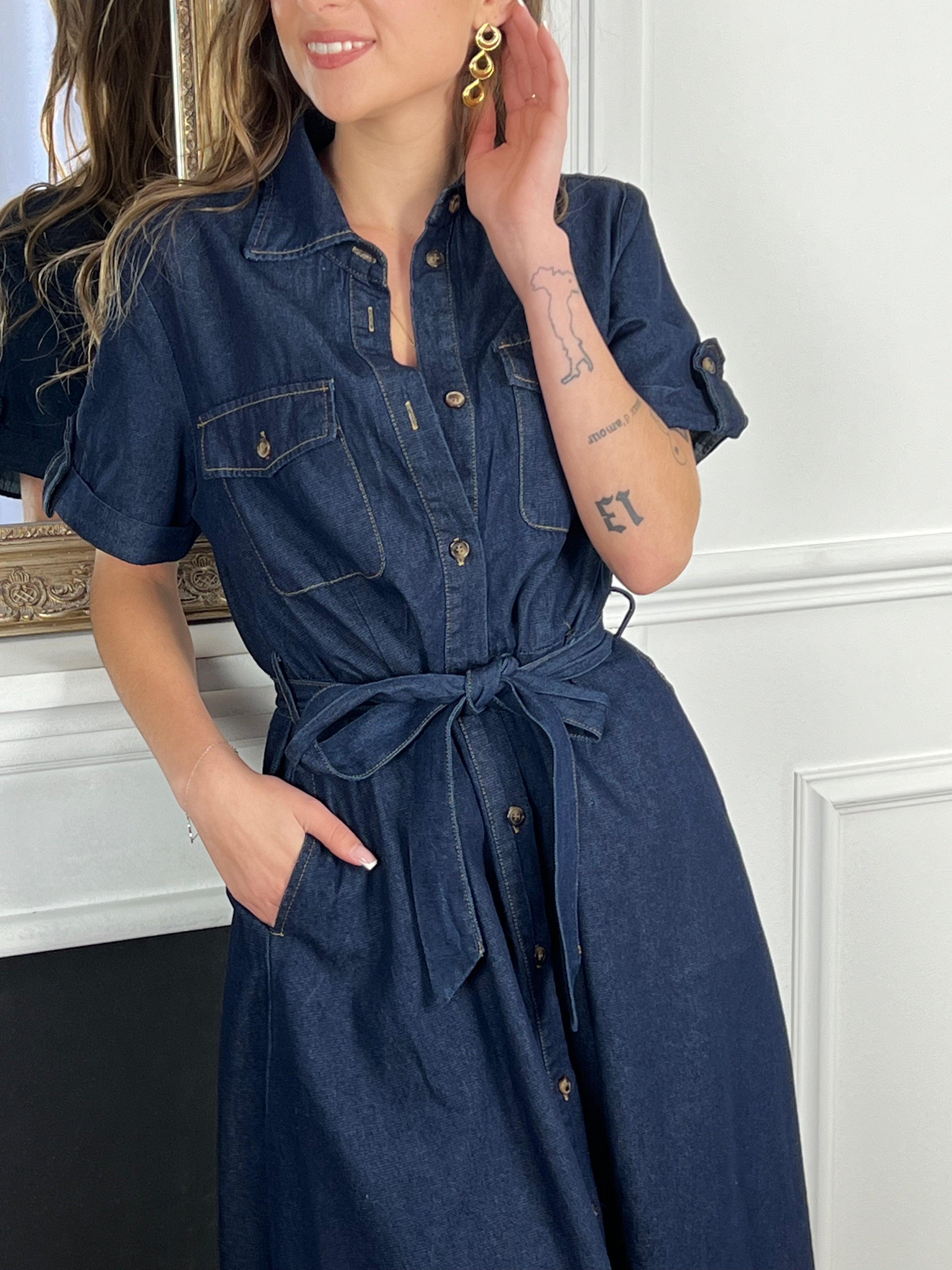 Robe en jean : Martine