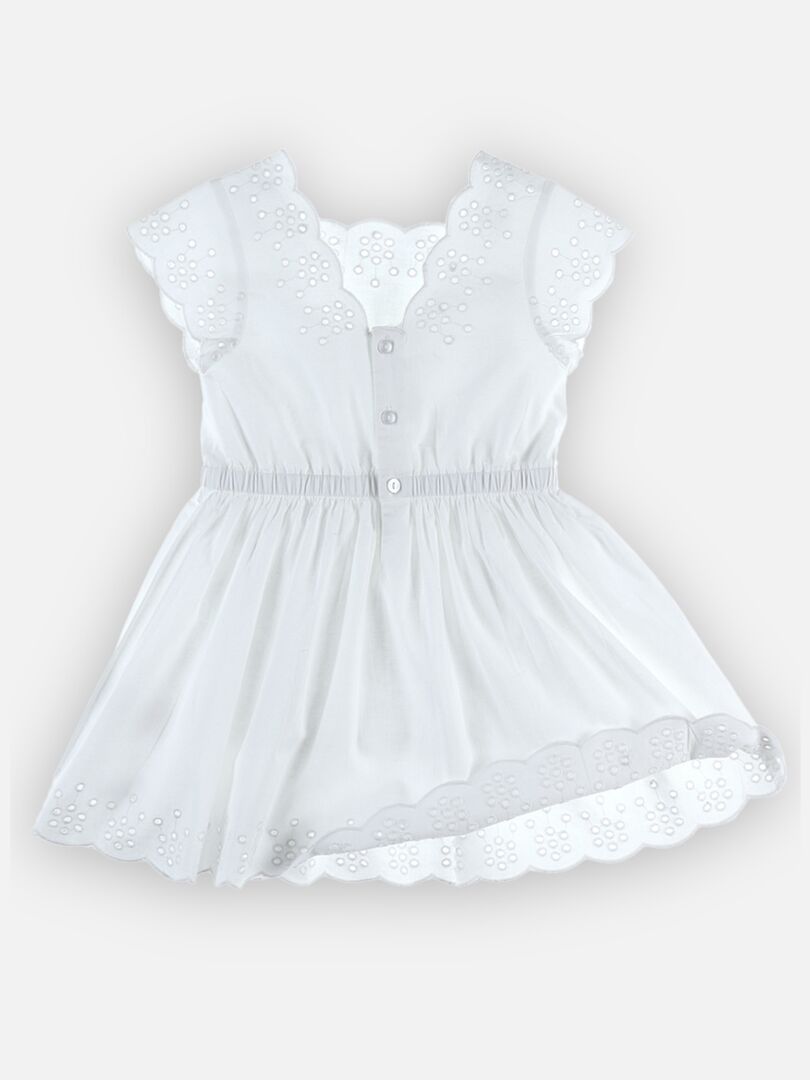 Robe en popeline, Noukie's - Blanc