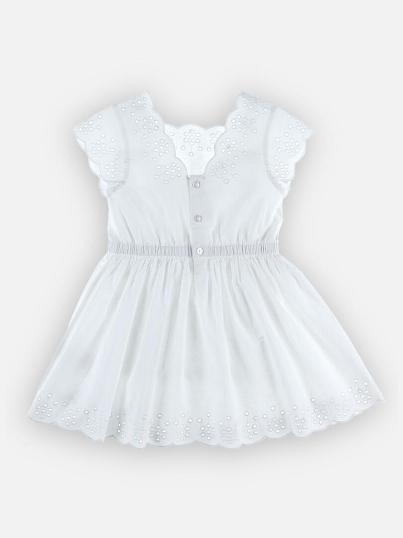 Robe en popeline, Noukie's - Blanc