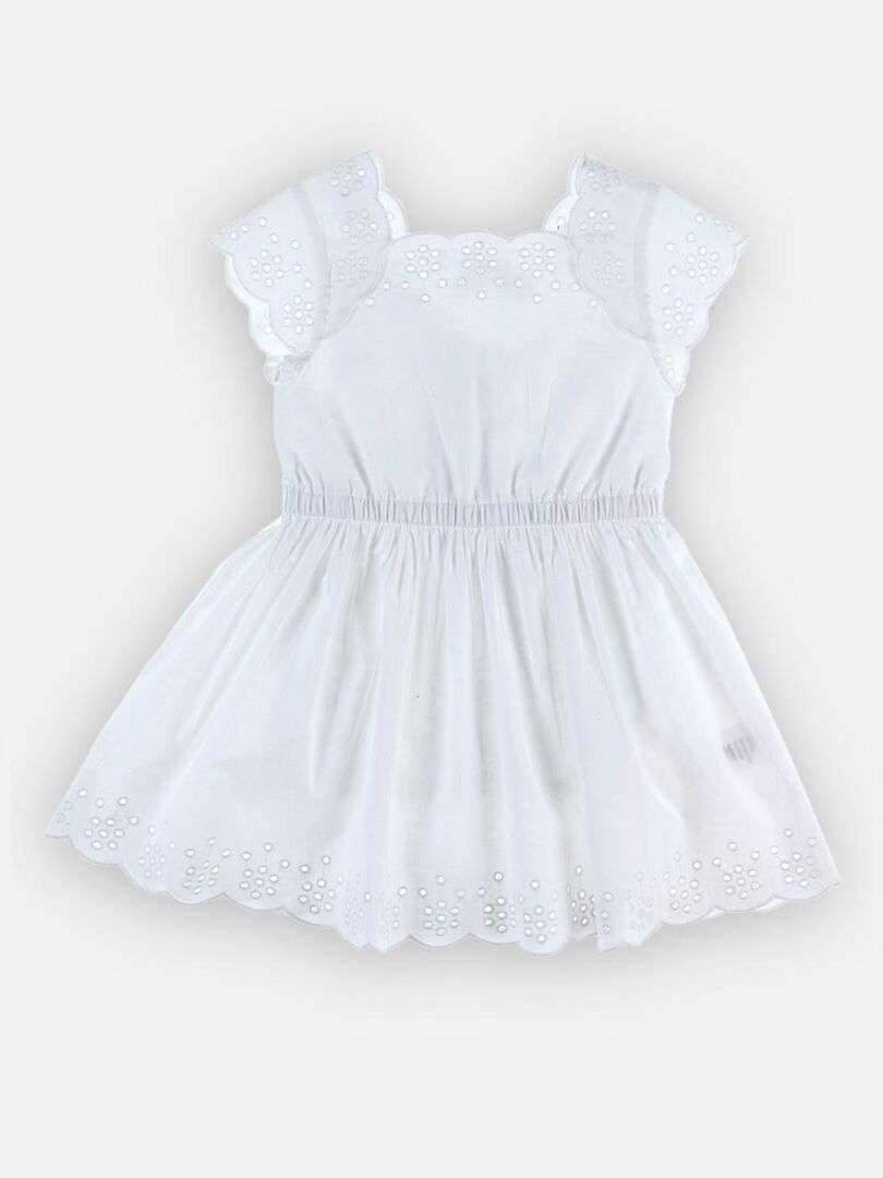 Robe en popeline, Noukie's - Blanc