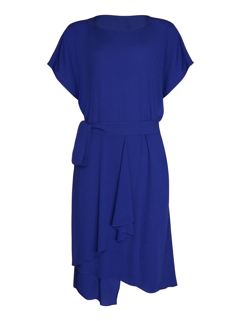 Robe estivale manches courtes Nice - Bleu