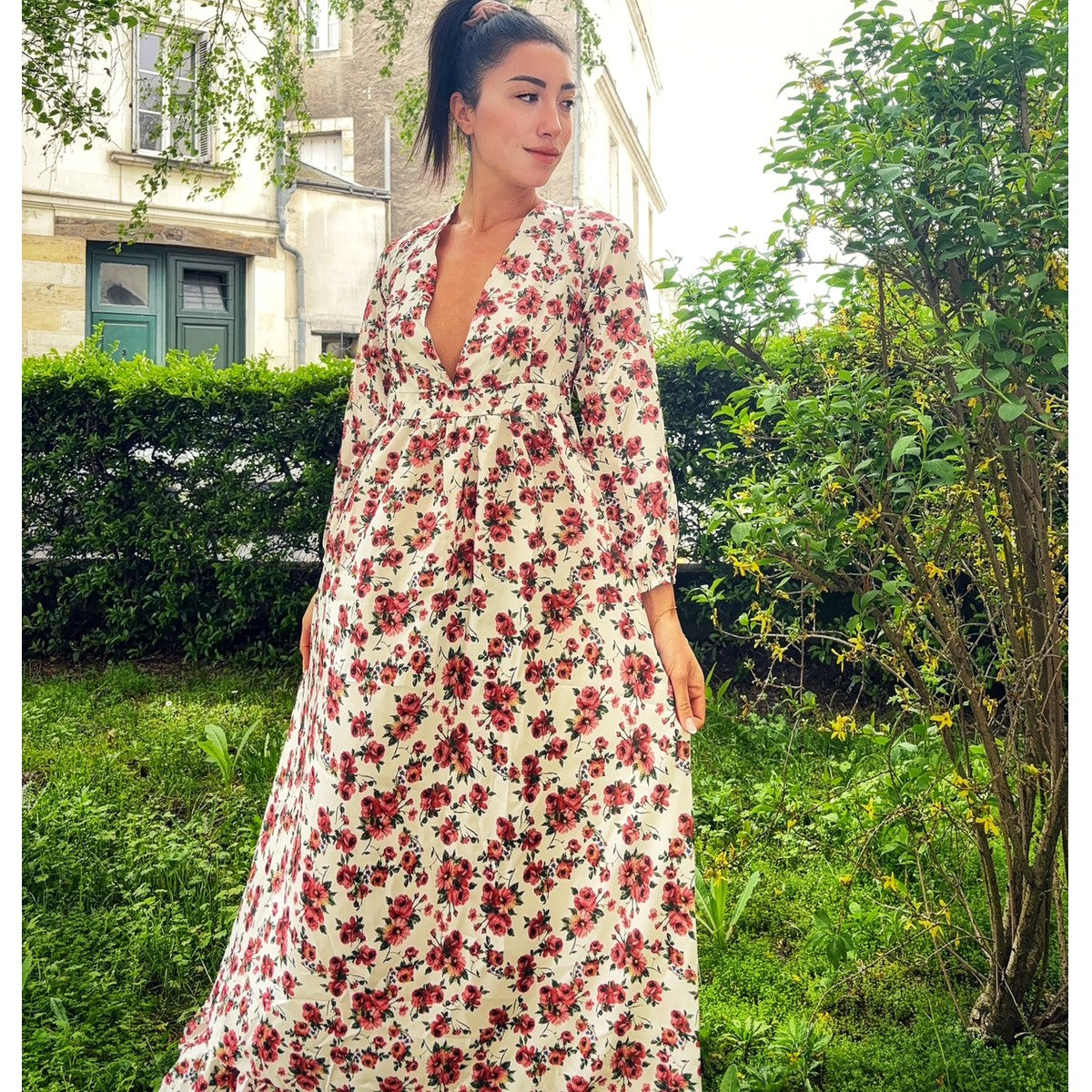 Robe Longue Fleurie Bohème