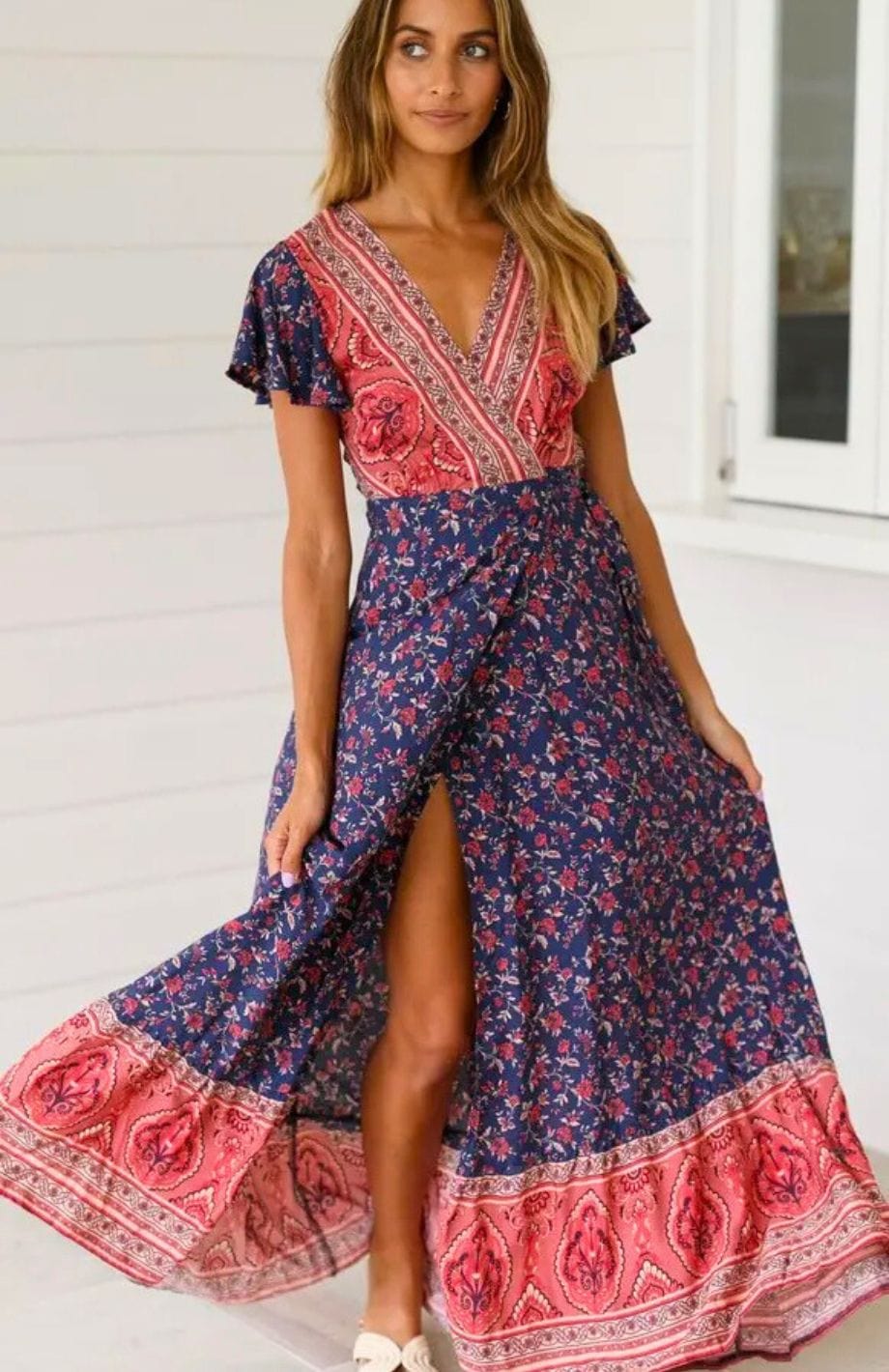 Robe Longue Imprimé Floral