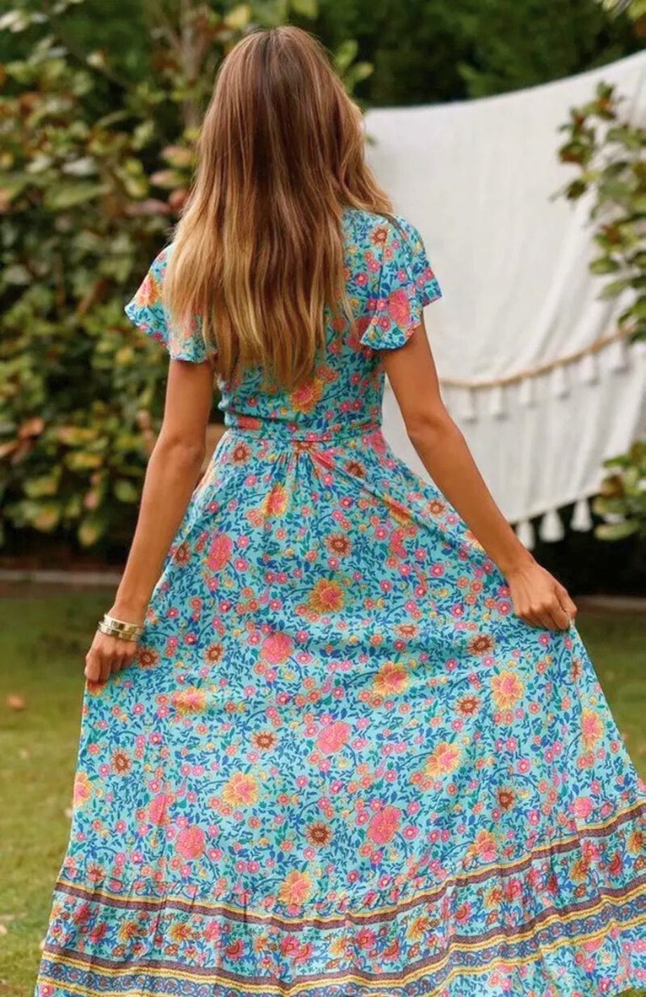 Robe Longue Imprimé Floral