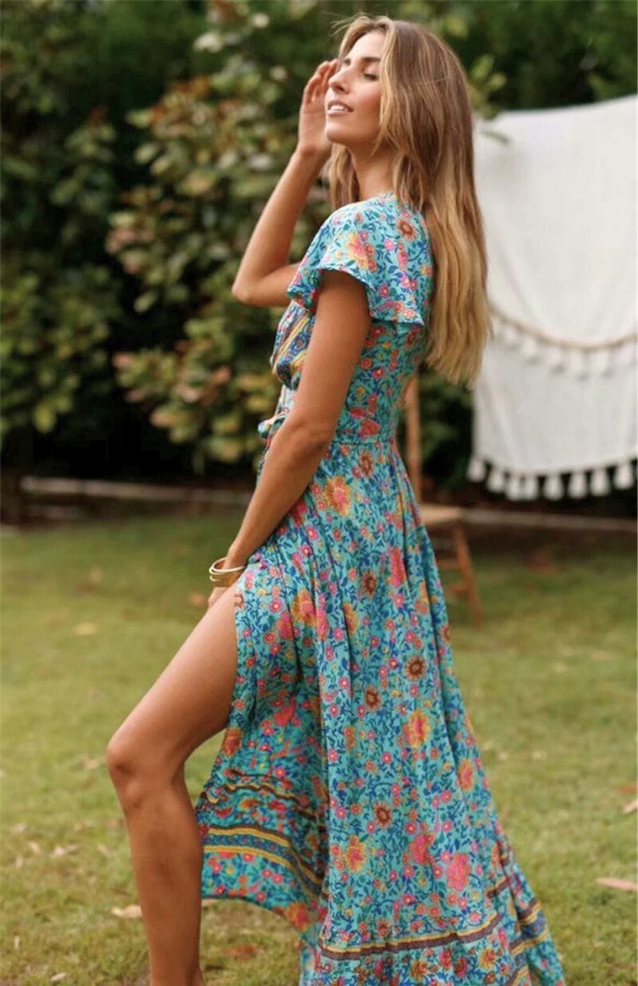 Robe Longue Imprimé Floral